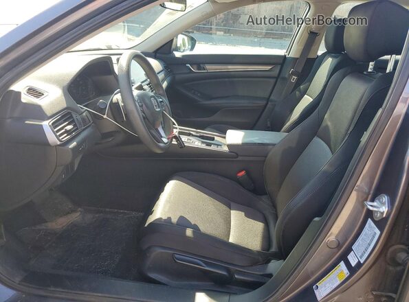 1HGCV3F1XMA009239 2021 HONDA ACCORD Серый Вид салона спереди