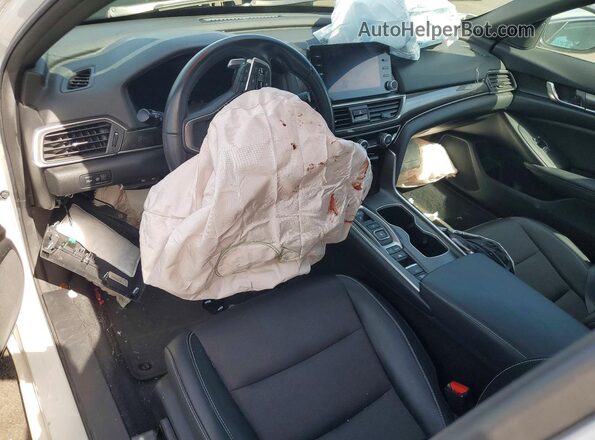 1HGCV3F20NA020471 2022 HONDA ACCORD White Widok deski rozdzielczej
