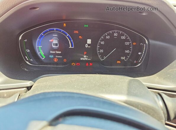 1HGCV3F21NA018986 2022 HONDA ACCORD Red Vista del cuadro de instrumentos
