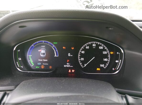 1HGCV3F22NA041905 2022 HONDA ACCORD HYBRID Черный Вид задних сидений