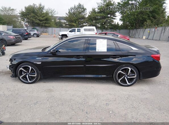1HGCV3F22NA041905 2022 HONDA ACCORD HYBRID Черный Панорамный вид салона 360°
