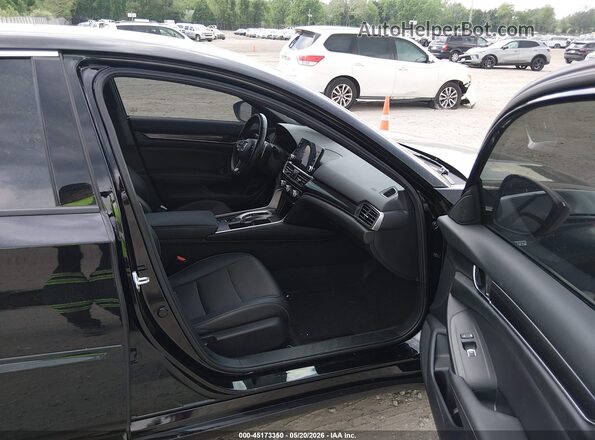 1HGCV3F22NA041905 2022 HONDA ACCORD HYBRID Черный Вид наклейки с VIN-кодом