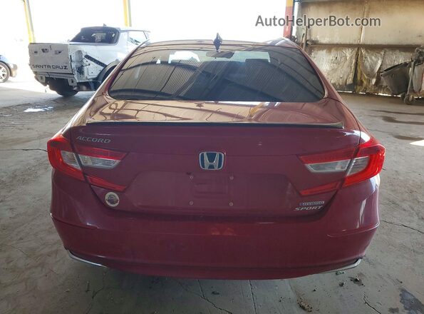 1HGCV3F23NA015507 2022 HONDA ACCORD Red Հետևի տեսք