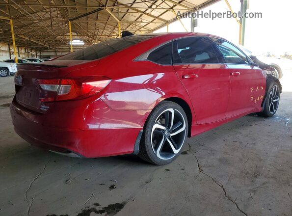 1HGCV3F23NA015507 2022 HONDA ACCORD Red Հետևի աջ