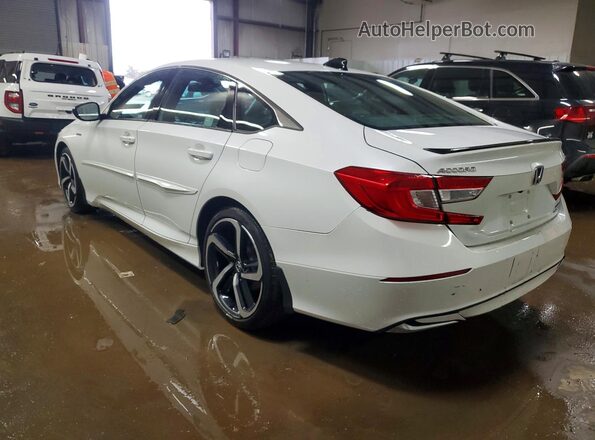1HGCV3F24NA044952 2022 HONDA ACCORD Белый Задняя левая четверть