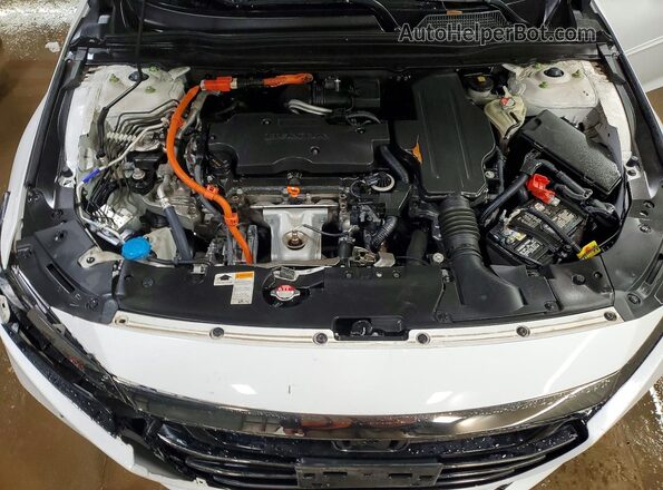 1HGCV3F24NA044952 2022 HONDA ACCORD Белый Вид задней части салона
