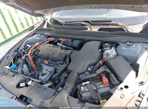 1HGCV3F25NA017811 2022 HONDA ACCORD HYBRID Серый Вид сзади