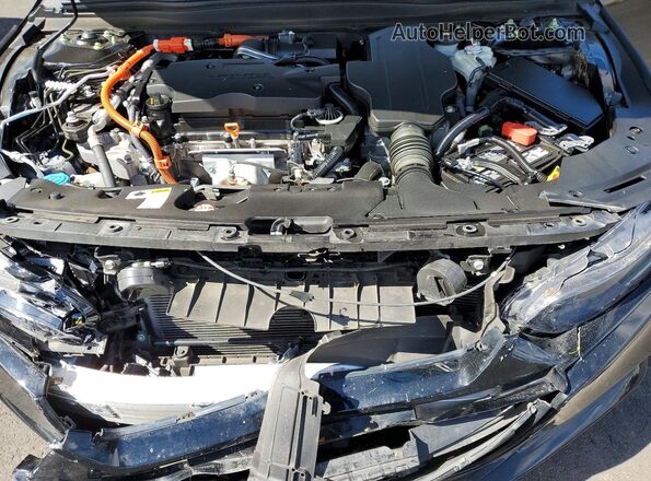 1HGCV3F28NA044193 2022 HONDA ACCORD Black Widok wnętrza z tyłu
