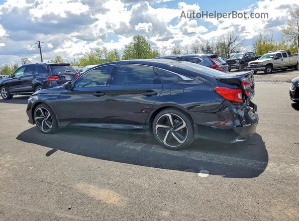 1HGCV3F28NA044193 2022 HONDA ACCORD Black Tył lewy