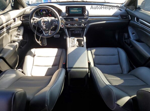 1HGCV3F2XNA034958 2022 HONDA ACCORD Black Widok deski rozdzielczej