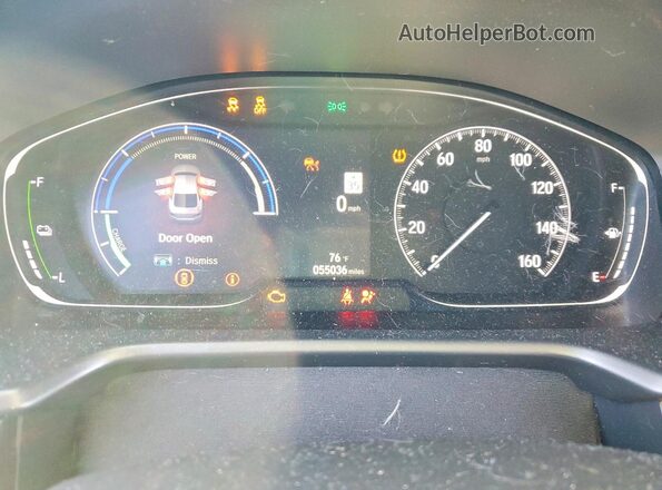 1HGCV3F2XNA034958 2022 HONDA ACCORD Black Widok zestawu wskaźników