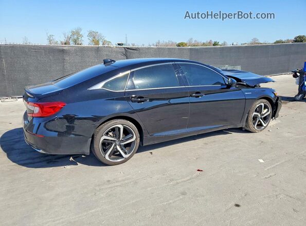 1HGCV3F2XNA034958 2022 HONDA ACCORD Black Tył prawy
