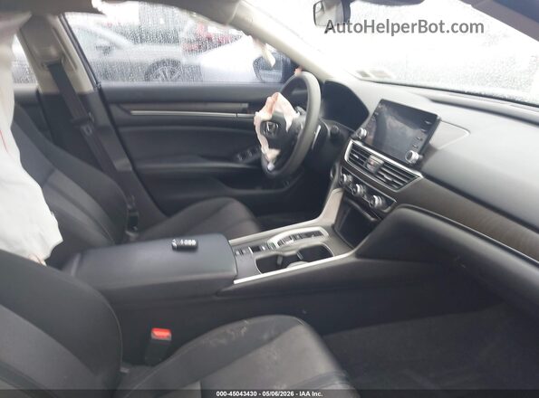 1HGCV3F41JA014531 2018 HONDA ACCORD HYBRID Черный Вид салона спереди