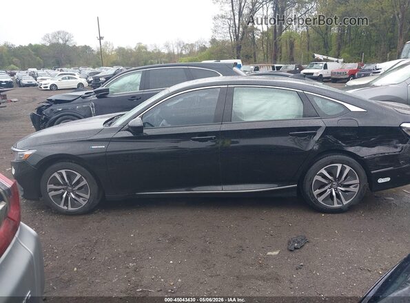 1HGCV3F41JA014531 2018 HONDA ACCORD HYBRID Черный Панорамный вид салона 360°