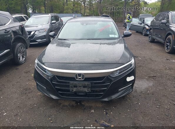 1HGCV3F41JA014531 2018 HONDA ACCORD HYBRID Черный Вид щитка приборов