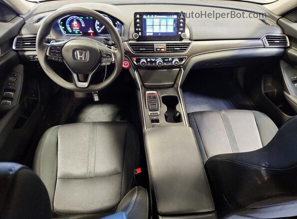 1HGCV3F45KA020558 2019 HONDA ACCORD Белый Вид панели приборов