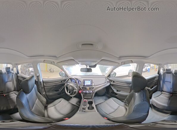 1HGCV3F45KA020558 2019 HONDA ACCORD Белый Панорамный вид салона 360°
