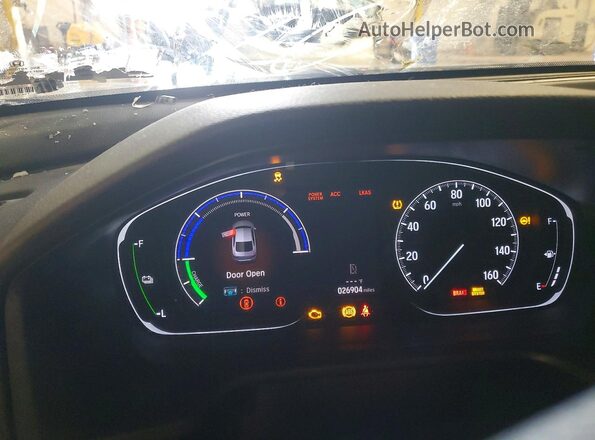 1HGCV3F46JA014511 2018 HONDA ACCORD Black ხელსაწყოთა პანელის ხედი