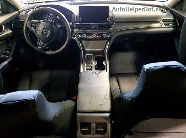 1HGCV3F46JA014511 2018 HONDA ACCORD Black წინა პანელის ხედი