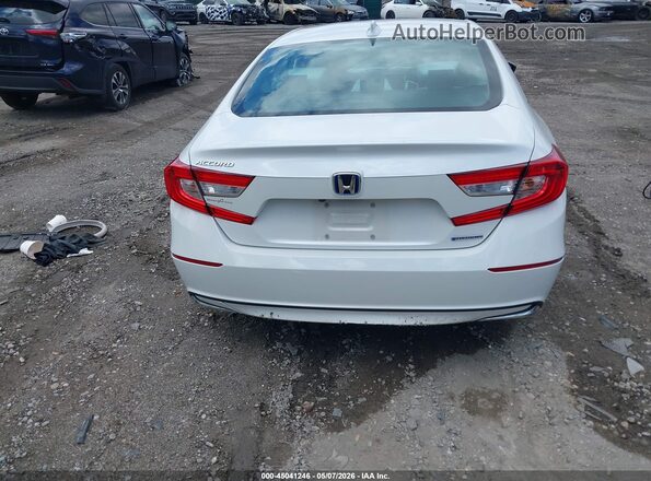 1HGCV3F4XMA017223 2021 HONDA ACCORD HYBRID Белый 