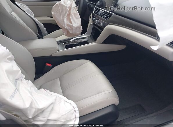1HGCV3F4XMA017223 2021 HONDA ACCORD HYBRID Белый Вид салона спереди
