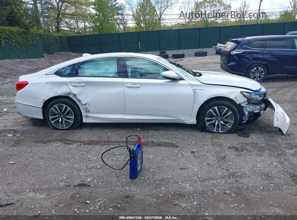 1HGCV3F4XMA017223 2021 HONDA ACCORD HYBRID Белый Вид щитка приборов