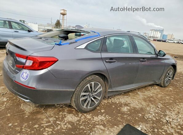 1HGCV3F50KA015924 2019 HONDA ACCORD Серый Задняя правая четверть