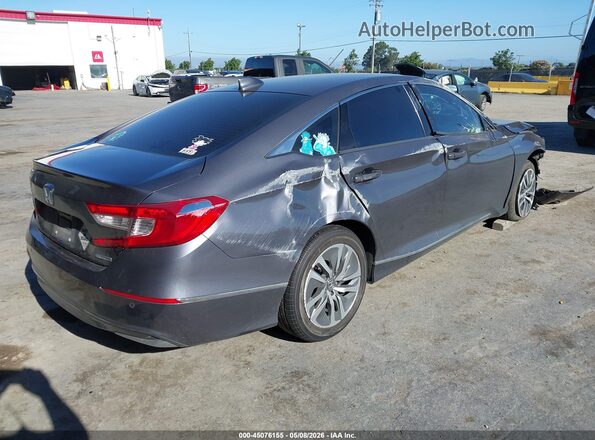 1HGCV3F54NA007622 2022 HONDA ACCORD HYBRID Серый Задняя правая четверть
