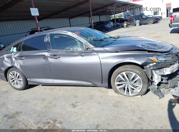 1HGCV3F54NA007622 2022 HONDA ACCORD HYBRID Серый Вид щитка приборов