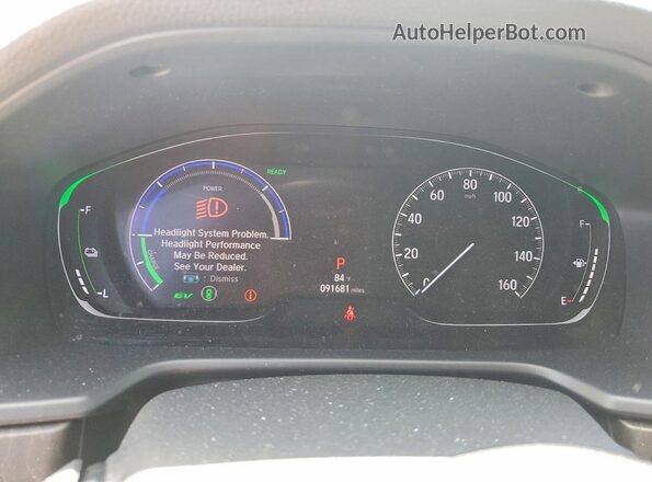 1HGCV3F56KA004376 2019 HONDA ACCORD Gray Widok zestawu wskaźników