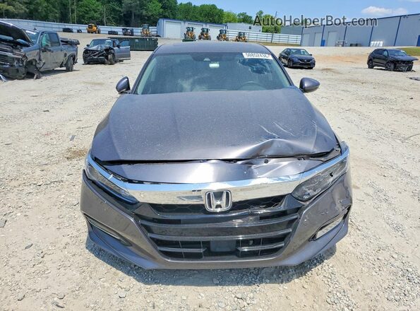 1HGCV3F56KA004376 2019 HONDA ACCORD Gray Widok z przodu