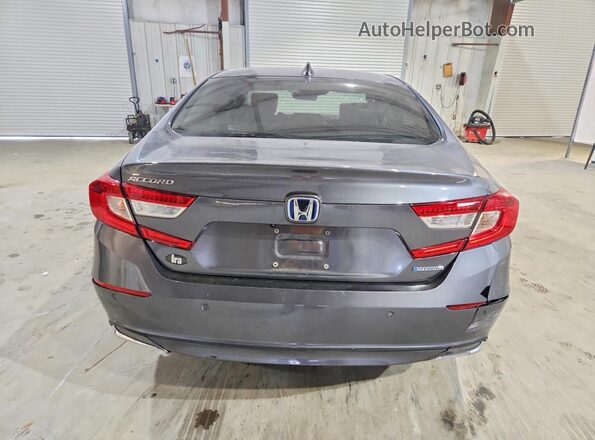 1HGCV3F56NA008884 2022 HONDA ACCORD Gray Widok z tyłu