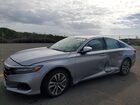 2021 Honda Accord Hybrid Exl Серебряный vin: 1HGCV3F57MA001571