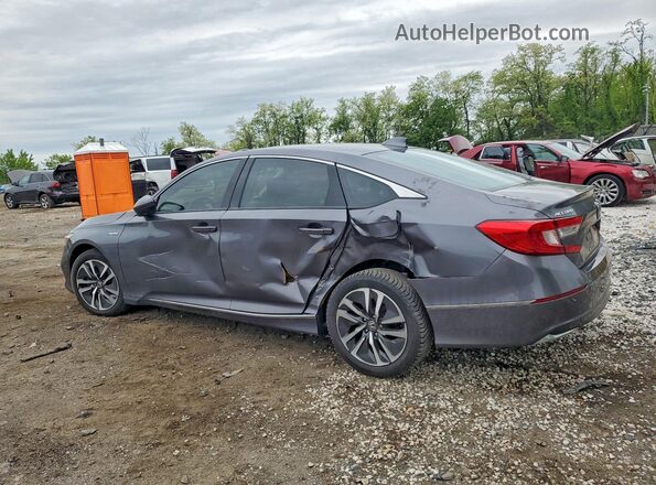 1HGCV3F57MA021707 2021 HONDA ACCORD Серый Задняя левая четверть