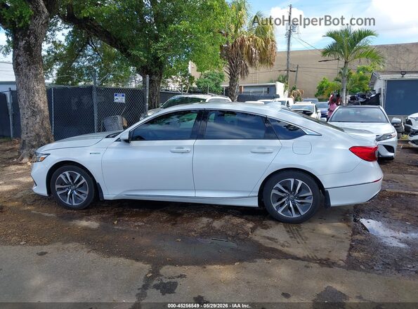 1HGCV3F57NA017481 2022 HONDA ACCORD HYBRID White Панорамний вид салону 360°