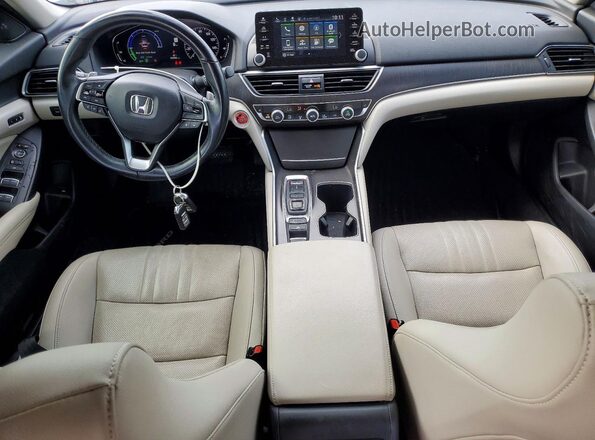 1HGCV3F58NA003489 2022 HONDA ACCORD White წინა პანელის ხედი