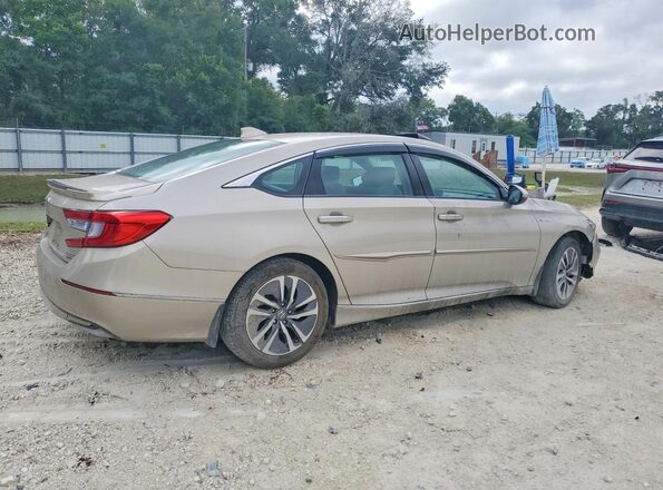 1HGCV3F90JA004729 2018 HONDA ACCORD Beige Tył prawy