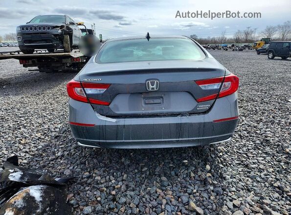 1HGCV3F92LA010776 2020 HONDA ACCORD Серый Вид сзади