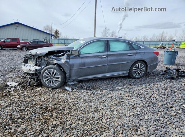 1HGCV3F92LA010776 2020 HONDA ACCORD Серый Передняя левая четверть