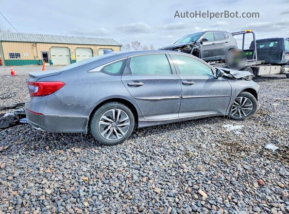 1HGCV3F92LA010776 2020 HONDA ACCORD Серый Задняя правая четверть