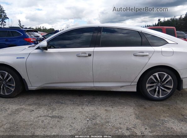1HGCV3F93KA017850 2019 HONDA ACCORD HYBRID White Vista interior de 360 grados