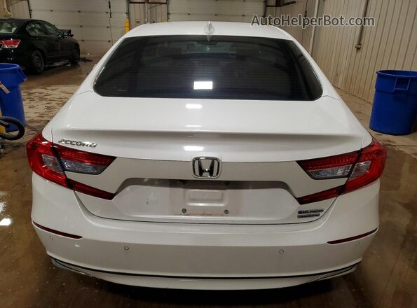 1HGCV3F95LA008570 2020 HONDA ACCORD White Հետևի տեսք