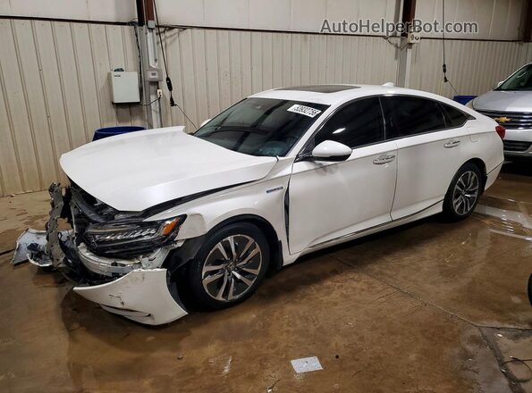 1HGCV3F95LA008570 2020 HONDA ACCORD White Առջևի ձախ երեք քառորդ տեսարան