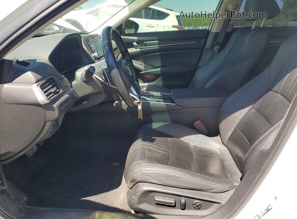 1HGCV3F96KA000914 2019 HONDA ACCORD White Widok wnętrza z przodu