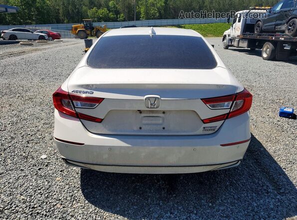 1HGCV3F96KA000914 2019 HONDA ACCORD White Widok z tyłu