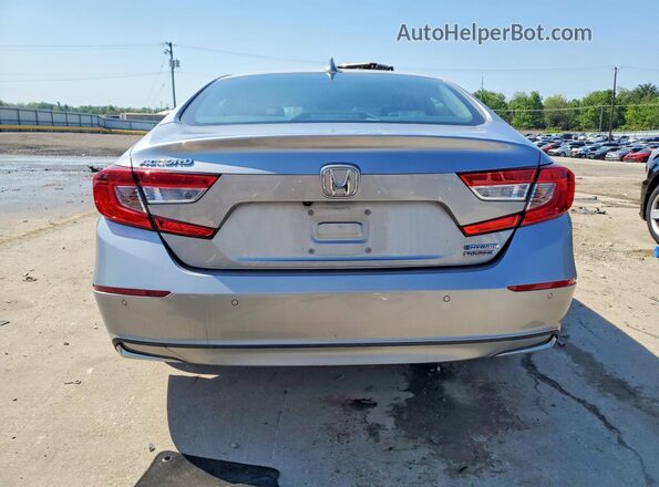 1HGCV3F97KA019567 2019 HONDA ACCORD Серебряный Вид сзади