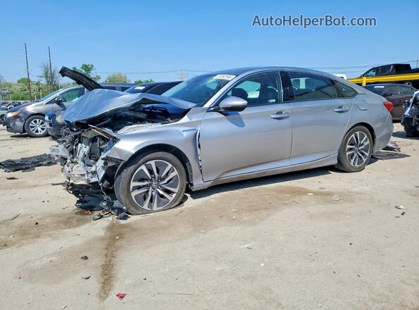 1HGCV3F97KA019567 2019 HONDA ACCORD Серебряный Передняя левая четверть