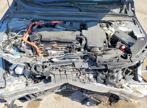 1HGCV3F97KA019567 2019 HONDA ACCORD Серебряный Вид задней части салона