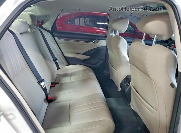 1HGCV3F97LA007680 2020 HONDA ACCORD Белый Вид задних сидений