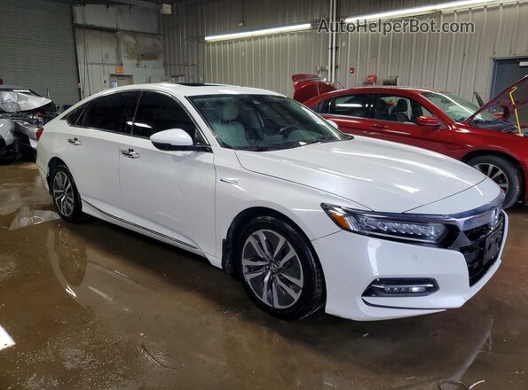 1HGCV3F97LA007680 2020 HONDA ACCORD Белый Передняя правая четверть